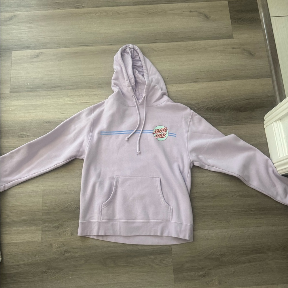Santa Cruz Skateboards Light Purple Hoodie